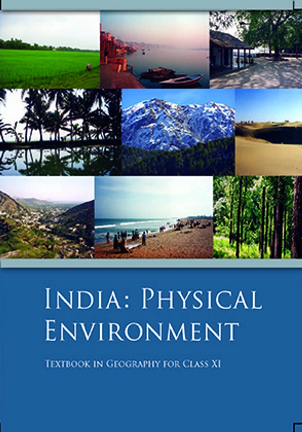 11th Class Rbse/Ncert Geography Subject book India Physical Environment