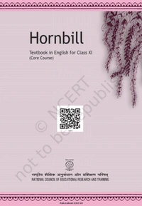 11th Class Rbse/Ncert English Subject book Hornbill (11072)