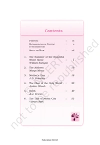 11th Class Rbse/Ncert English Subject book Snapshots (11073)