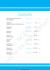 11th Class Rbse/Ncert Politics Subject book Political Theory (11117)