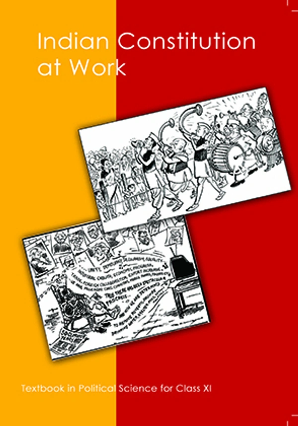 11th Class Rbse/Ncert Politics Subject book Indian Constitution At Work (11102)