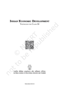 11th Class Rbse/Ncert Exonomics Subject book Indian Economic Development(11100)