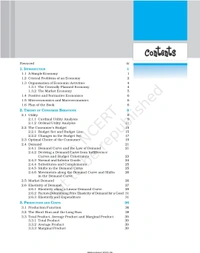 11th Class Rbse/Ncert Economics Subject book Microeconomics(12103)
