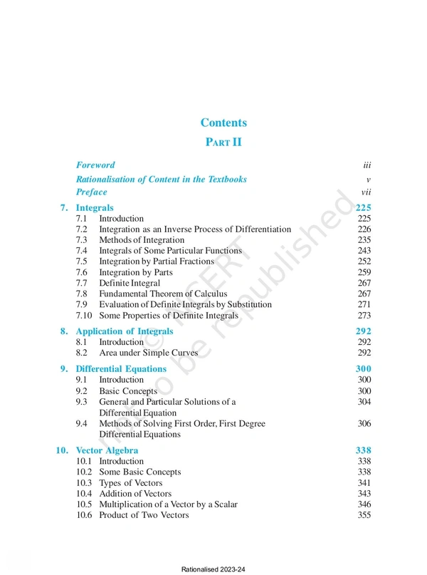 12th Class Rbse/Ncert Mathematics Part-2 book (12080)