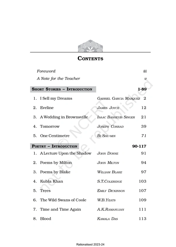 12th Class Rbse/Ncert English Litreture Subject book Kaleidoscope(12072)