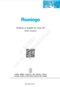  12th Class Rbse/Ncert English Compulsary Subject book Flamingo(12074)