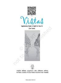 12th Class Rbse/Ncert English Compulsary Subject book Vistas(12075)