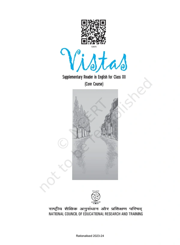 12th Class Rbse/Ncert English Compulsary Subject book Vistas(12075)