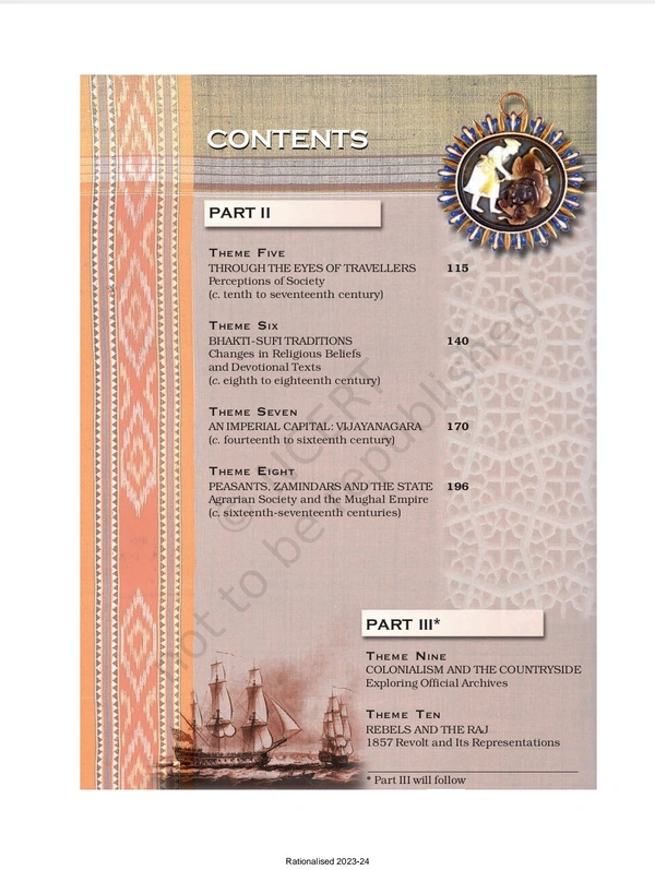12th Class Rbse/Ncert History Subject book Themes In World History Part-2 (12094)