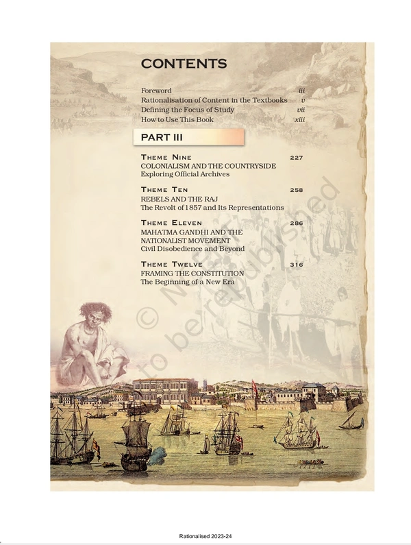 12th Class Rbse/Ncert History Subject book Themes In World History Part-3 (12125)