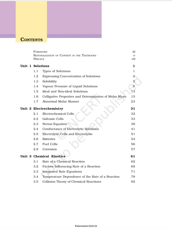 12th Class Rbse/Ncert Chemistry Part-1 book (12085)