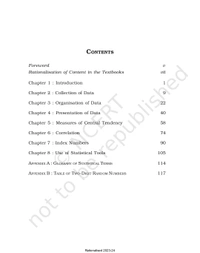 12th Class Rbse/Ncert Economics Subject book Samkalin Statics For Economics (11098)