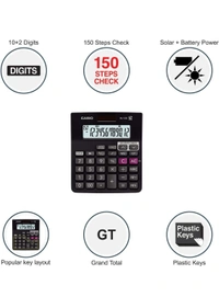 Casio MJ-12D 150 Steps Check and Correct Desktop Calculator