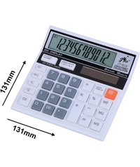Jito 12 Digits JT-512 White- Grey/Black 1 Year Warranty Electronic Calculator