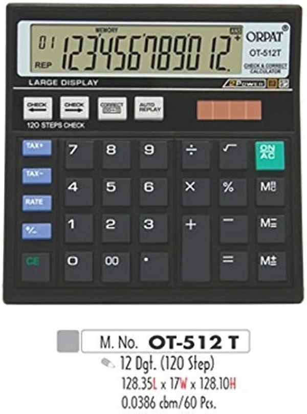 Orpat OT-512GT Calculator (Black)
