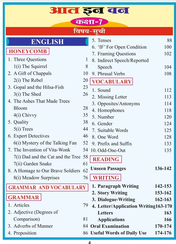 Sanjeev Passbook Class 7th Hindi Medium