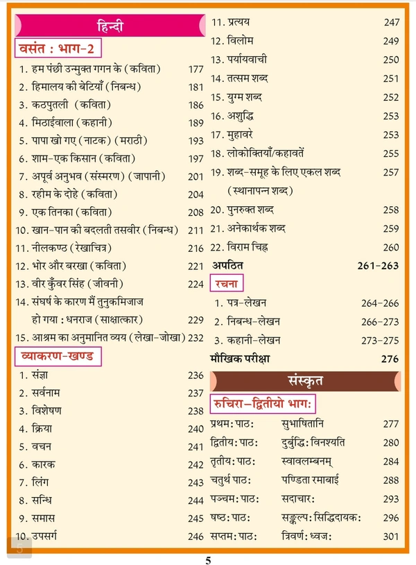 Sanjeev Passbook Class 7th Hindi Medium
