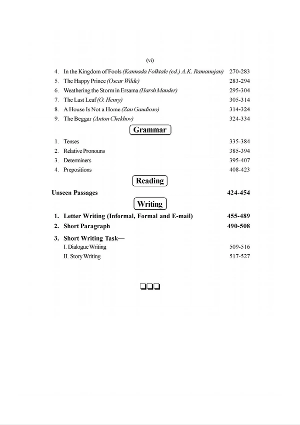 Sanjeev Passbook Class 9th English Course