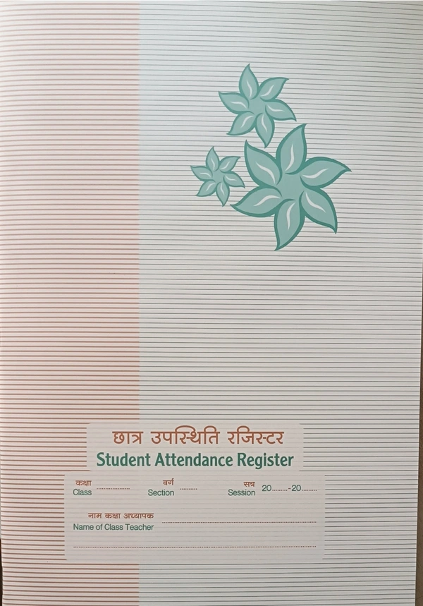 Chhatra Upastithi Register 42 Naam /Student Attendence Register 42 Name