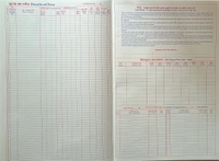 Chhatra Upastithi Register 50 Naam/student Attendance Register 50Name S-104 Rastogi