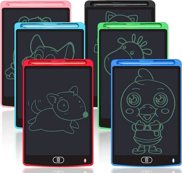 Digital Slate LCD Writing Tablet Screenwriting Toys Smart Digital E-Note Pad 8.5 Inch Light Weight Magic Slate for Drawing Playing Noting by Kids and Adults Best Birthday Gift Girls Boys, (Multicolor)