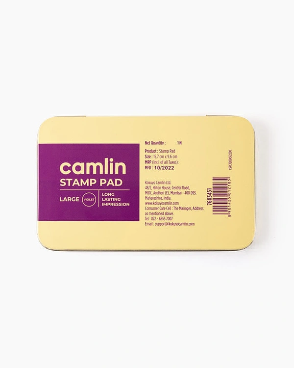 Camlin Stamp Pad Voilet Big Size