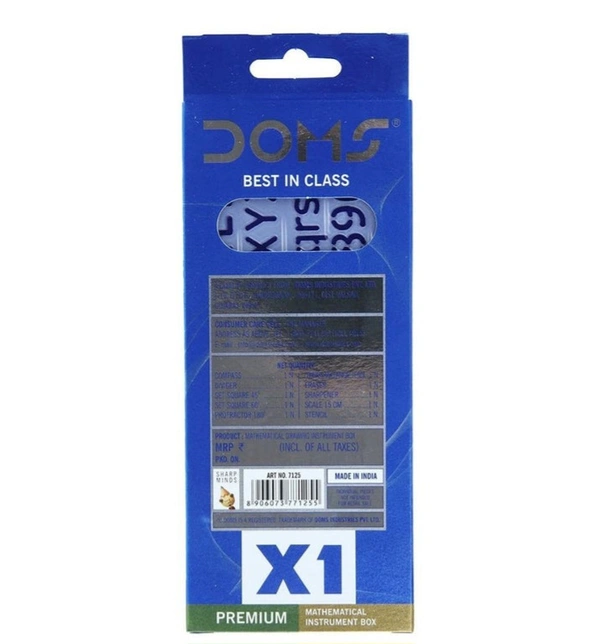 Doms X1 Premium Geometry Box: Precision and Perfection in Every Mark ( Pack Of 1 )
