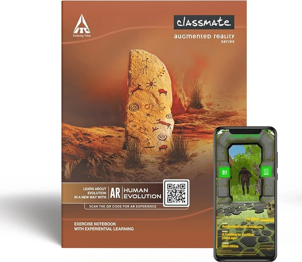 Classmate | Soft Cover | Note Book For Students | 24 Cm X 18 Cm | Single Line | 172 Pages