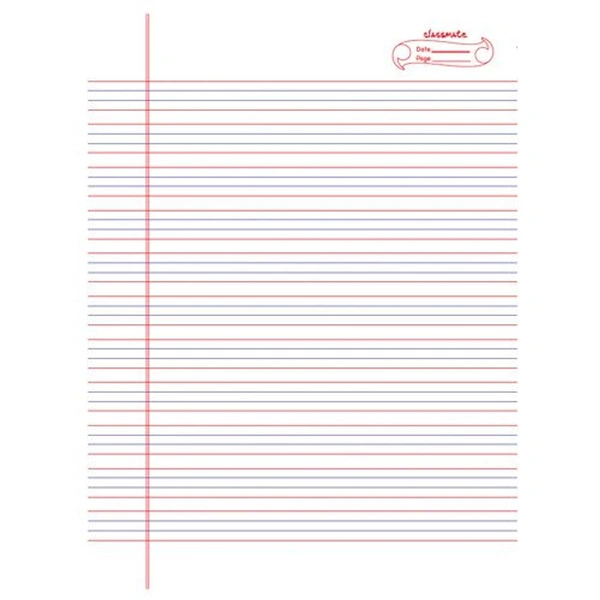 Classmate | Soft Cover | Note Book For Students | 24 Cm X 18 Cm | Four Line | 172 Pages