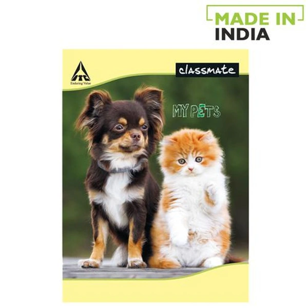 Classmate | Soft Cover | Note Book For Students | 24 Cm X 18 Cm | Double Line | Two line 172 Pages
