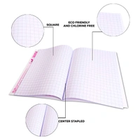 Classmate Interaktiv Ar| Soft Cover | Note Book For Students | 24 Cm X 18 Cm | Square Ruled|chokdi |# Ruled| 172 Pages