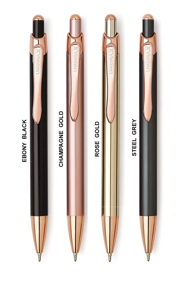 Unomax Excella Ball Pen | Fancy Pen| Gift Pen| Gift For Men - Rose Gold