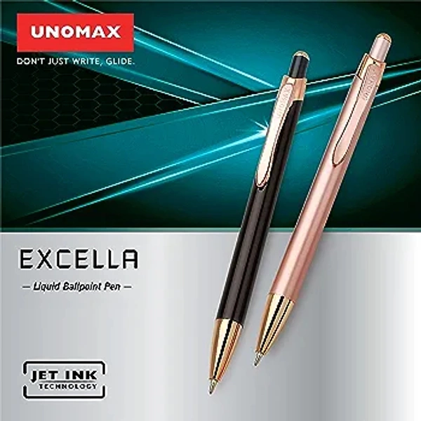 Unomax Excella Ball Pen | Fancy Pen| Gift Pen| Gift For Men - Steel Grey