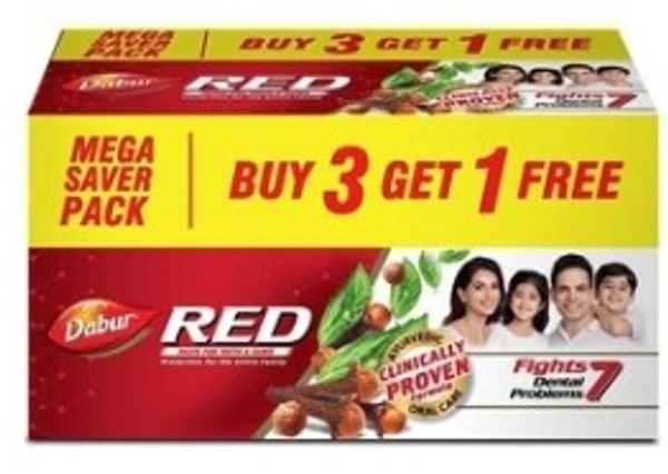 Dabur RED Paste 4 x 200g