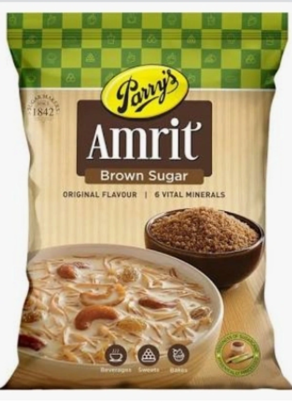 బెల్లం పొడి ..బ్రౌన్ షుగర్..BELLAM POWDEE.. BROWN SUGAR - 500g Parry