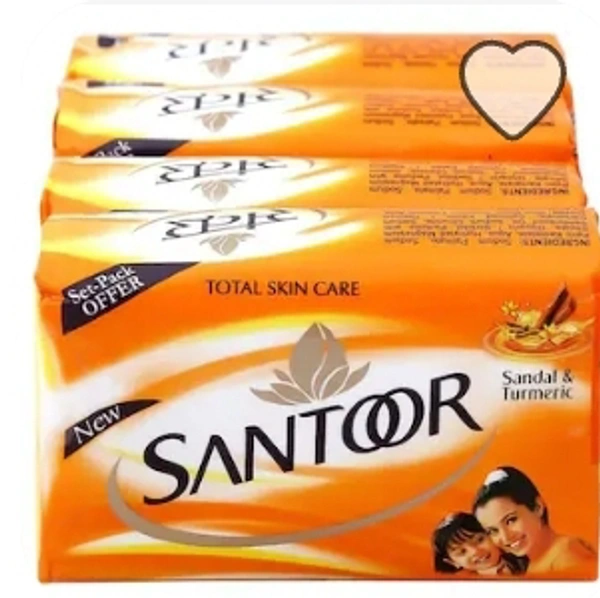 SANTOOR 4 X 125 g..Rs. 40/- Discount
