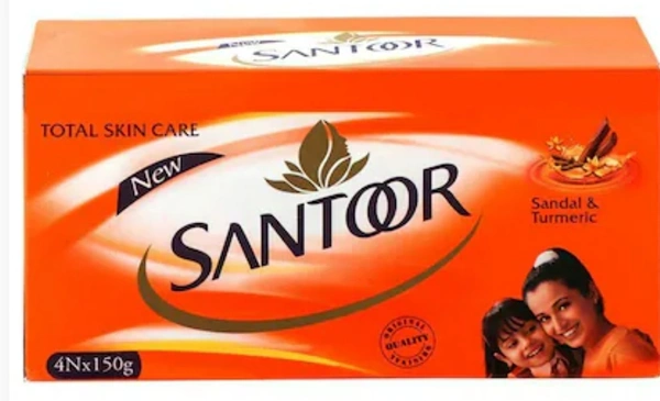 SANTOOR 4 X150 g..Rs.50/- Discount 