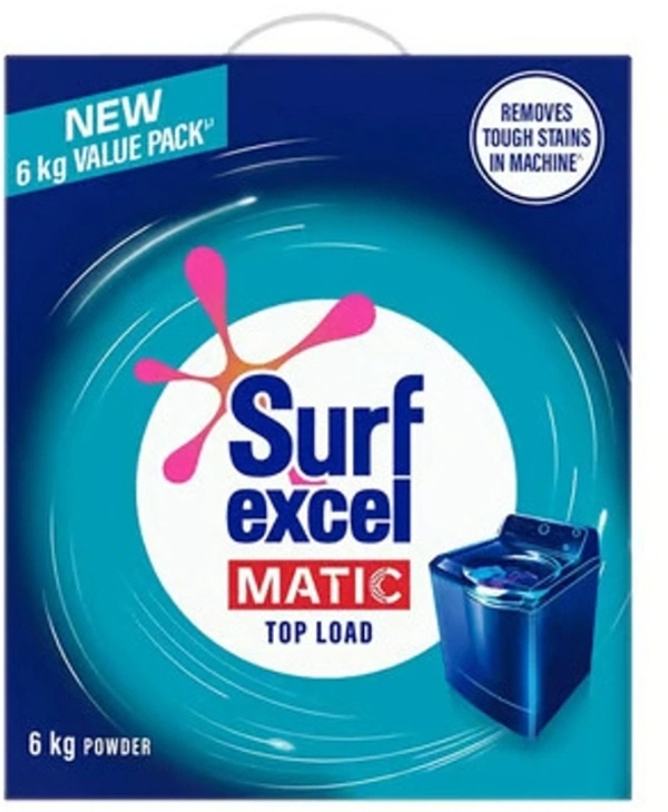 Surf Excel Matic TOP Load POWDER. Rs. 275/- discount - 6kg