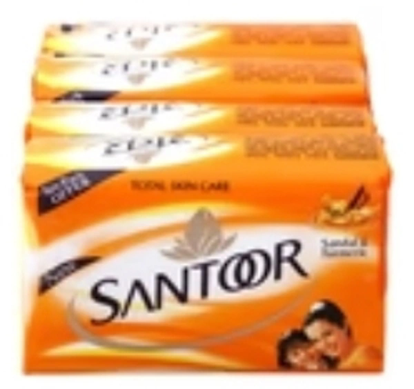 SANTOOR  4 X 125 g..Rs. 50/- Discount 