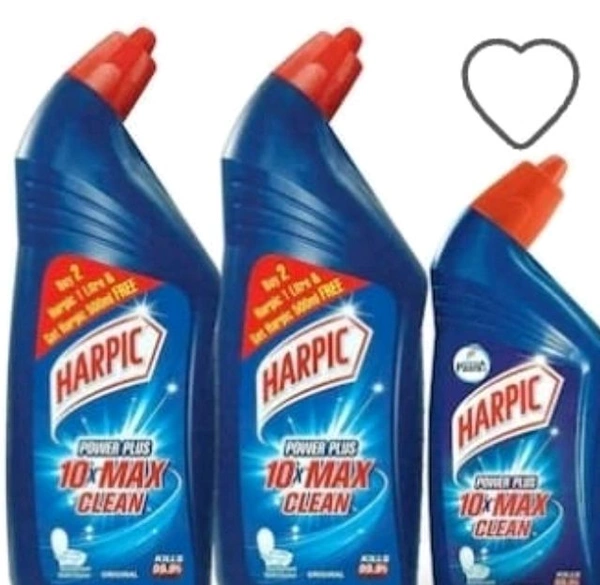 HARPIC Toilet Cleaner (2 x 1Lt)+  500ml FREE