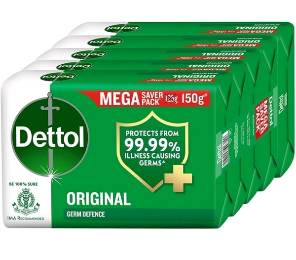 Dettol Original Soap 5 X 150g
