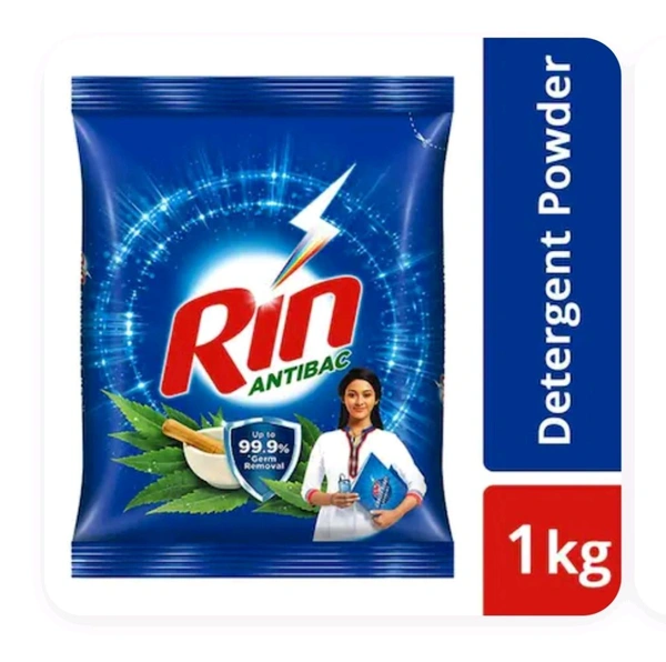 RIN AntiBac Detergent Powder - 1Kg