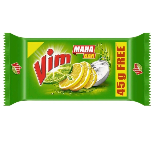 VIM Dishwash Maha Lemon Bar - 155g