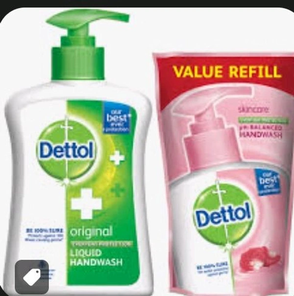 DETTOL ORIGINAL HANDWASH.(200ml Pump+200ml Pouch) - 675 ml