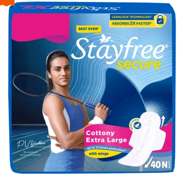STAY FREE XL WINGS (40 Pads)