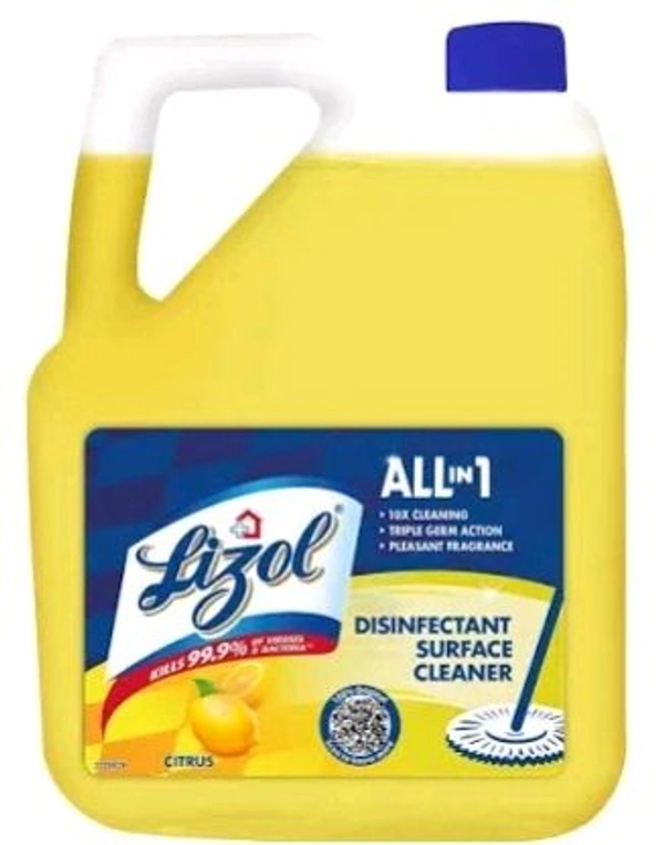 LIZOL Citrus 5 Litre (Per Li Cost 140/-)