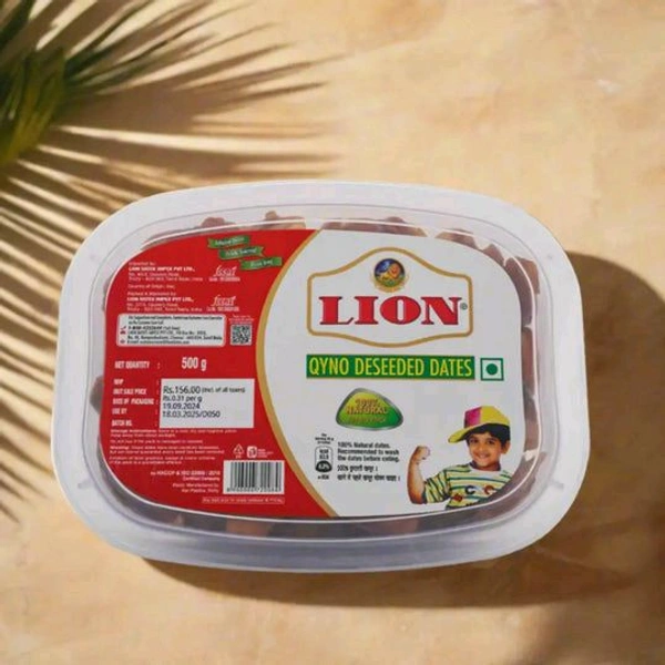LION Dates Seedless | DeSeeded - 500g