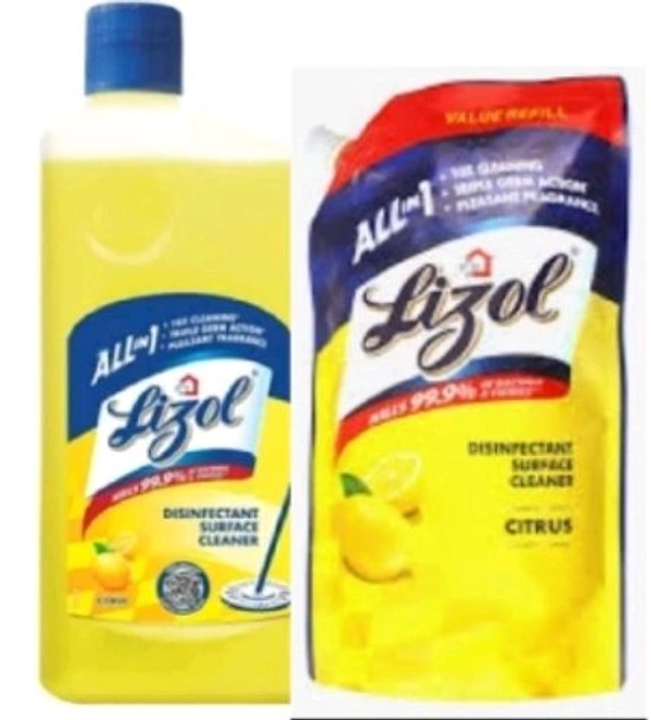 LIZOL Citrus (1L + 750ml) 