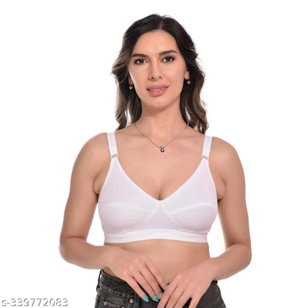 Stylus Women Bra Cotton Blend - Royal Blue, 32C