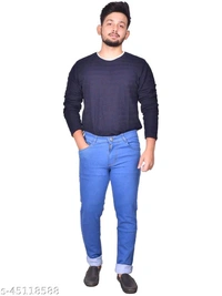 Lzard Solid Slim Men's Jeans 👖 - 28